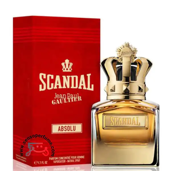 ادکلن ژان پل گوتیه اسکندل پور هوم ابسولو | jean paul gaultier scandal pour homme absolu ادو پرفیوم صد میل