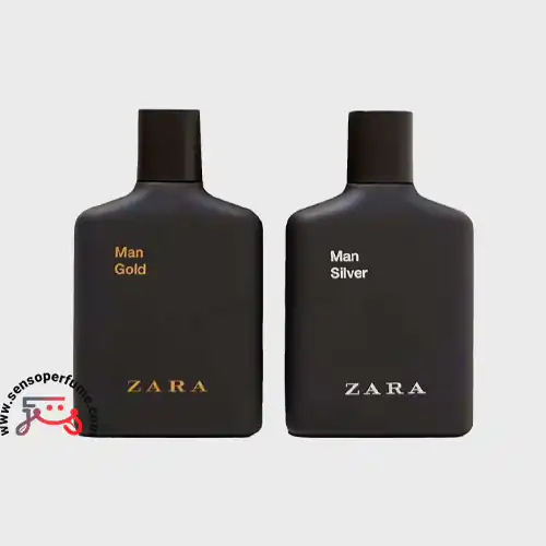 عطر ادکلن ست دوقلو زارا من سیلور و من گلد | zara man silver and man gold ادوتویلت هشتاد میل