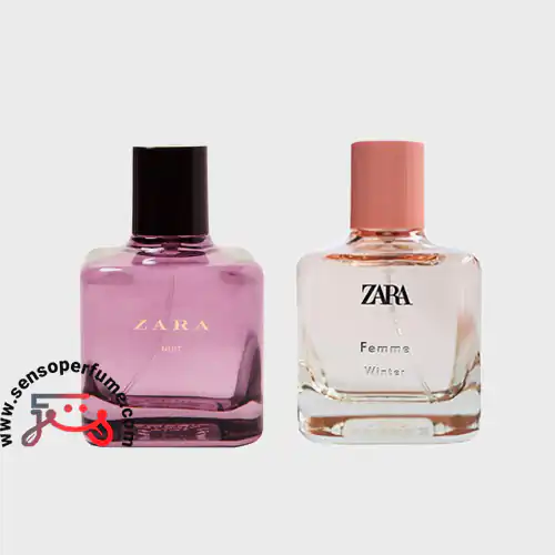 عطر ادکلن زارا نویت و زارا فم دو قلو | zara nuit and femme ادوتویلت هشتاد میل